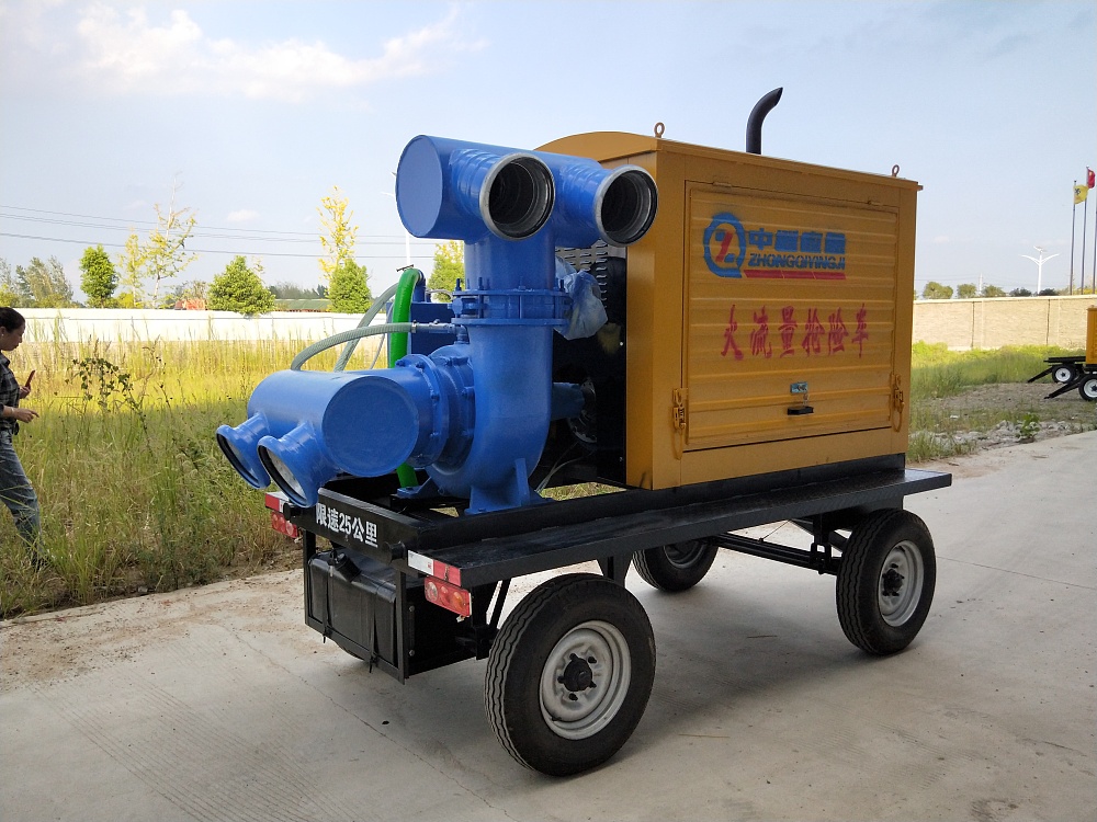 【1000m3/h】拖掛式排澇搶險泵車