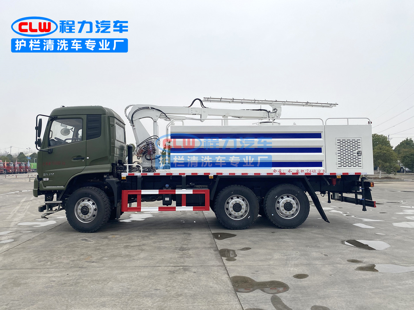 東風天錦6驅越野光伏板清洗車